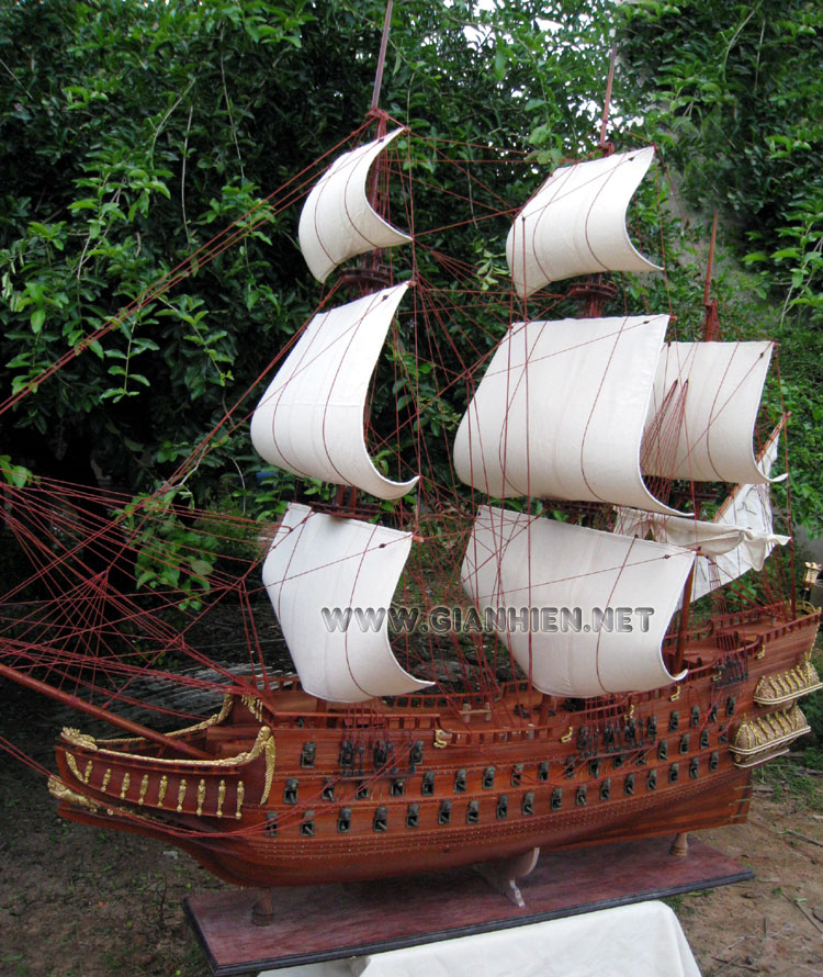 Model Ship Wasa Extra Large Full Sails