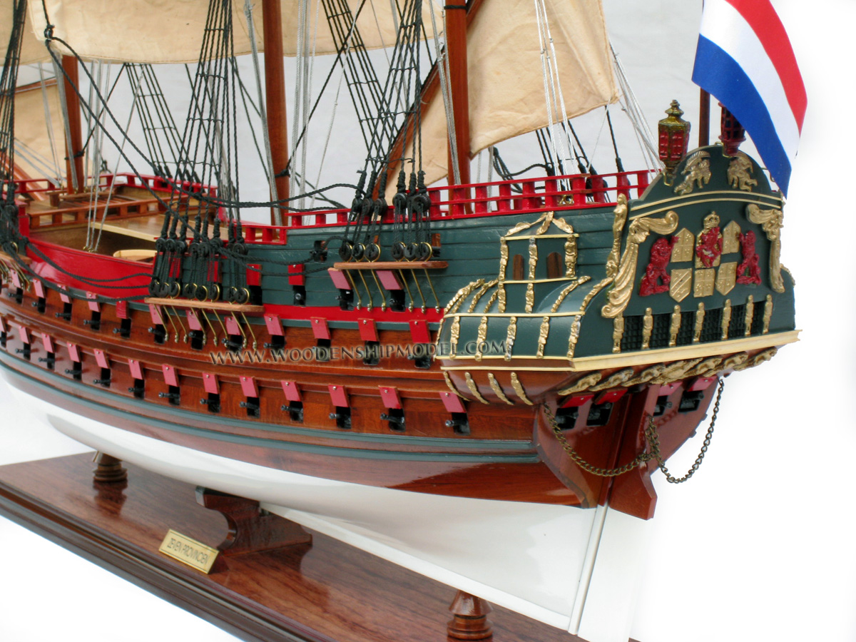 Model Zeven Provincien bow view