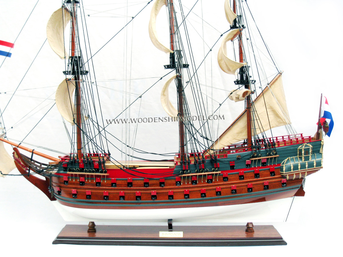 Model Zeven Provincien full rigged