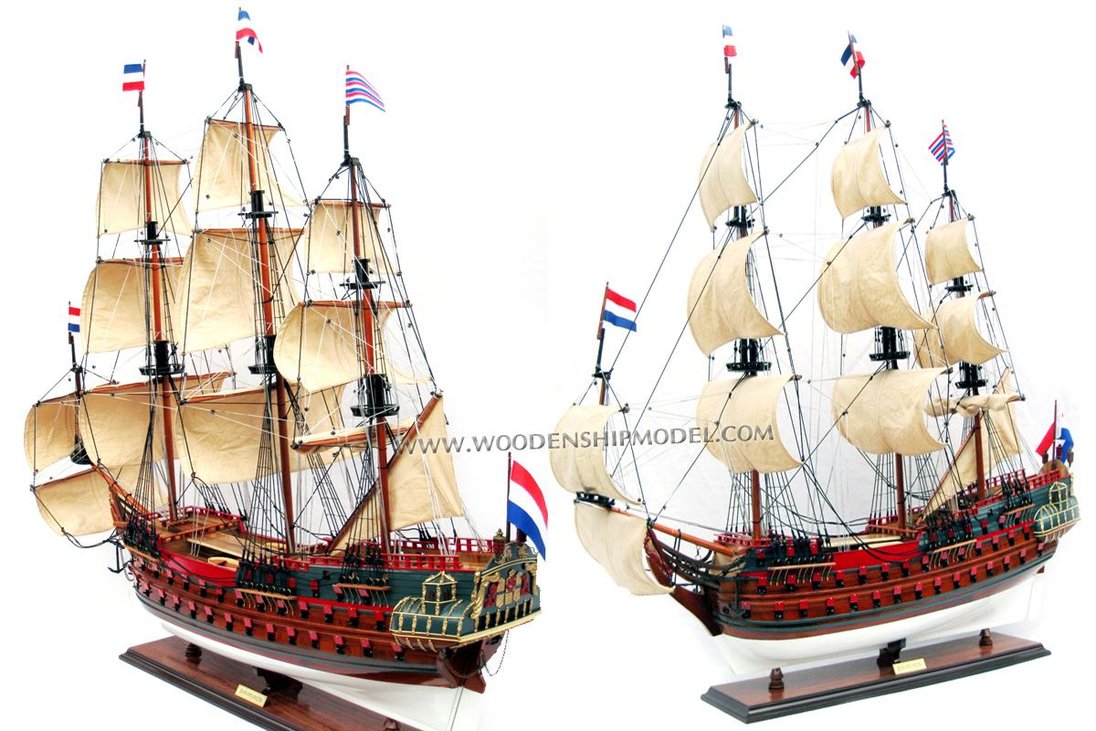 Model Zeven Provincien full rigged